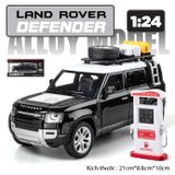  Mô hình xe ô tô Land rover Defender full open có phụ kiện đi kèm - có đèn có âm thanh tỉ lệ 1:24 Chezhi OT440 