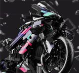  Mô hình xe mô tô lắp ghép BMW M1000RR CyberPunk Technic 1920 pcs tỉ lệ 1:5 LG027 