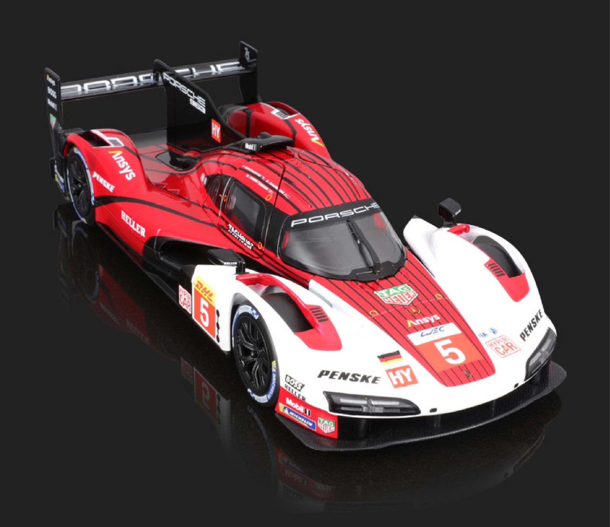 Mô hình xe Porsche 963 có đế 1:24 Bburago có bản quyền chính hãng 18-28022 OT419
