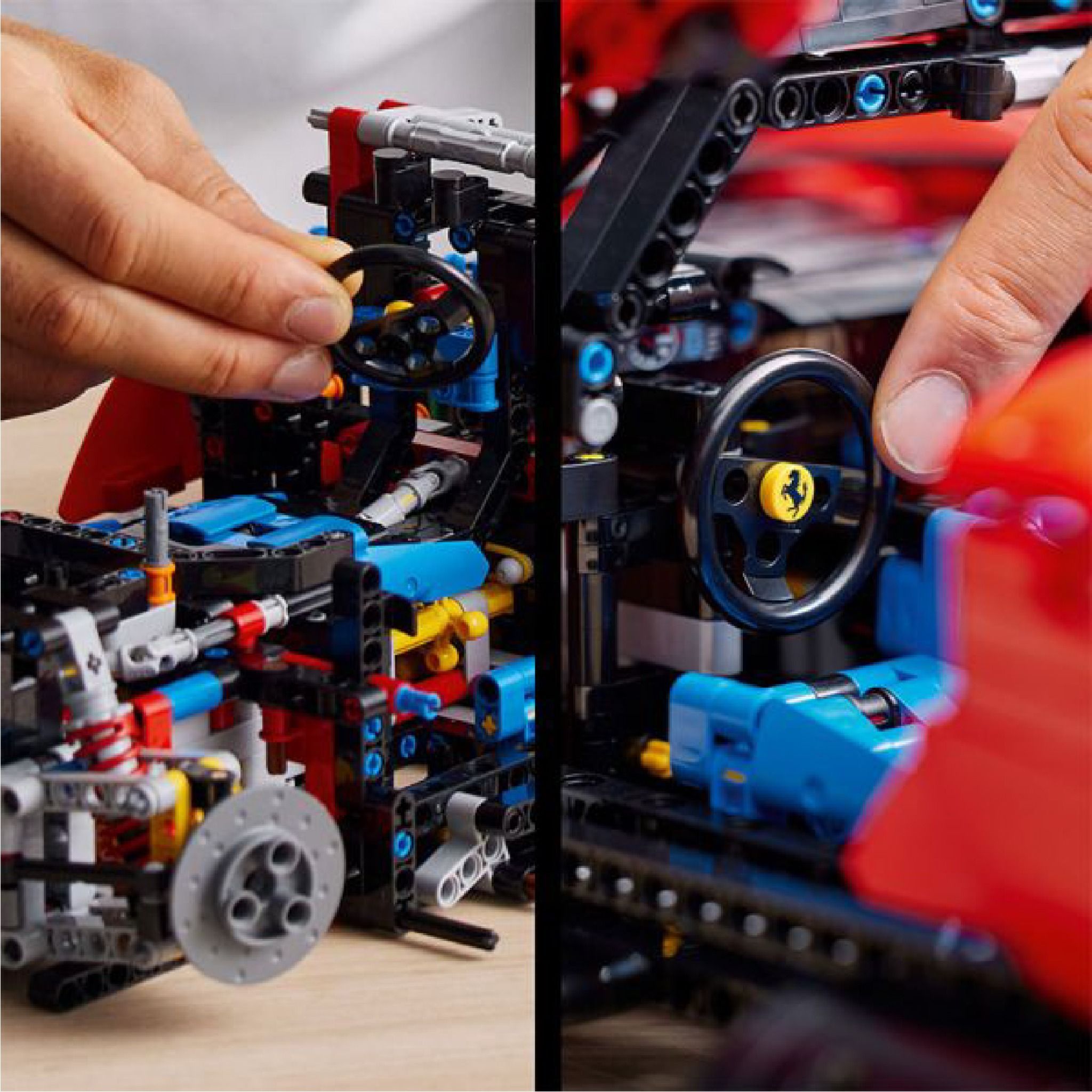 Mô hình xe ô tô lắp ghép Ferrari Daytona Sp3 race 3778 pcs tỉ lệ 1:5 LG016