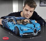  Mô hình xe ô tô lắp ghép Bugatti Chiron 4031 pcs tỉ lệ 1:5 LG015 