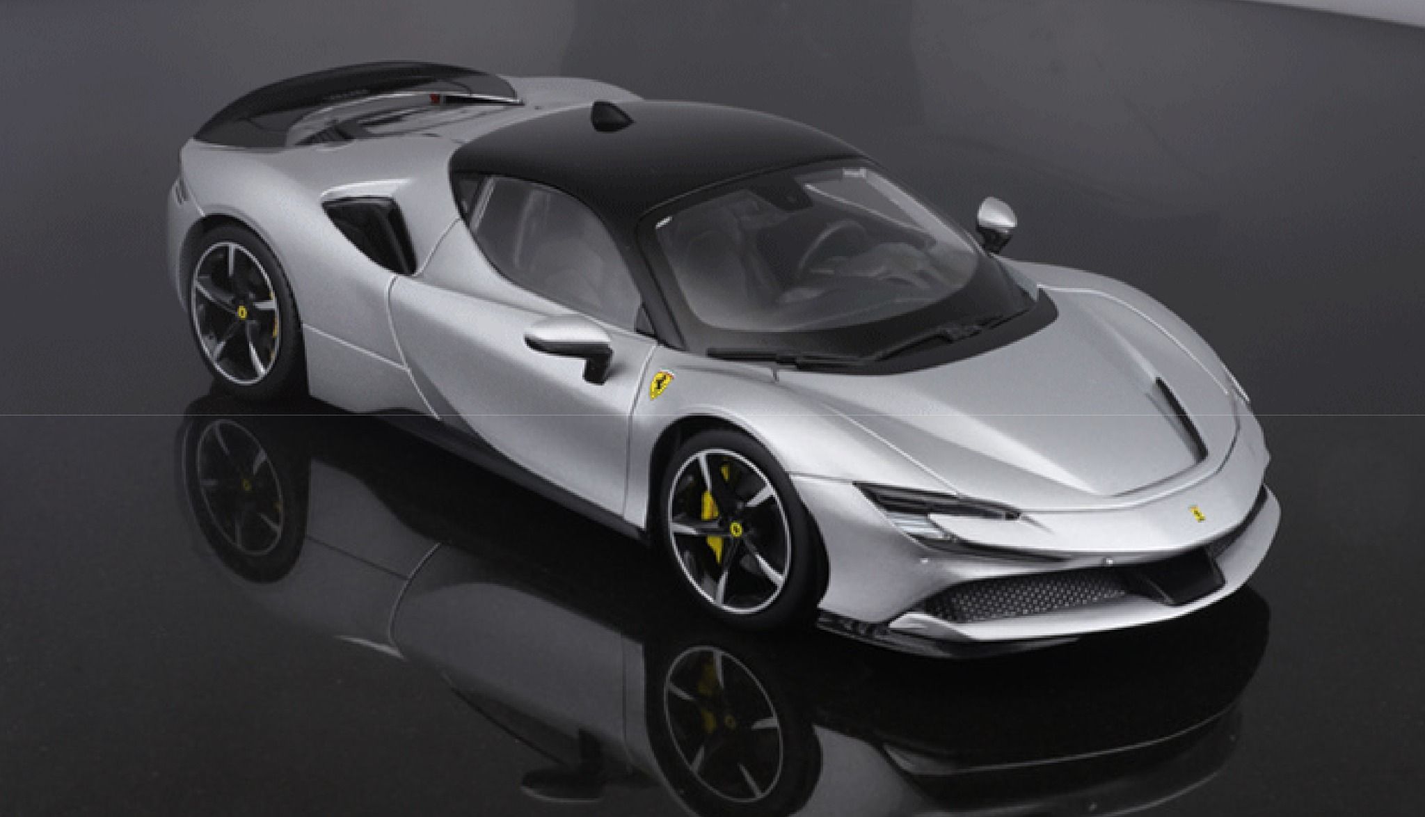 Mô hình xe Ferrari Sf90 Stradale Assetto Fiorano 1:18 Bburago 8129