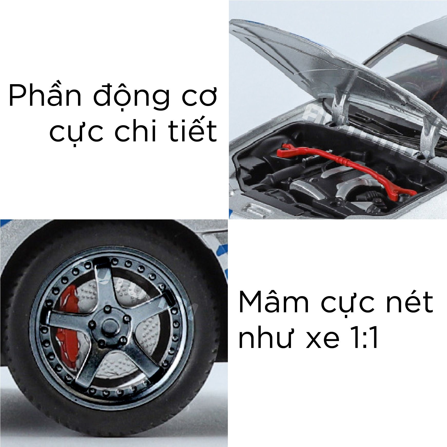 Mô hình xe Nissan GTR - R34 Fast & Furious No box full open - có âm thanh - đèn - đánh lái tỉ lệ 1:24 Jinlifiang OT24017