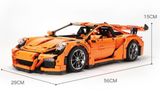  Mô hình xe ô tô lắp ghép Porsche 911 Gt3 RS Orange 2758 pcs tỉ lệ 1:8 LG024 