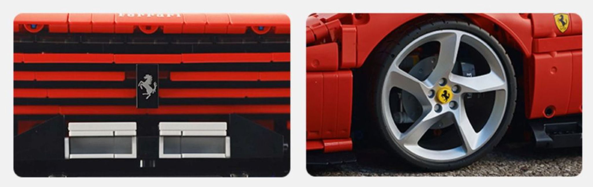 Mô hình xe ô tô lắp ghép Ferrari Daytona Sp3 race 3778 pcs tỉ lệ 1:5 LG016