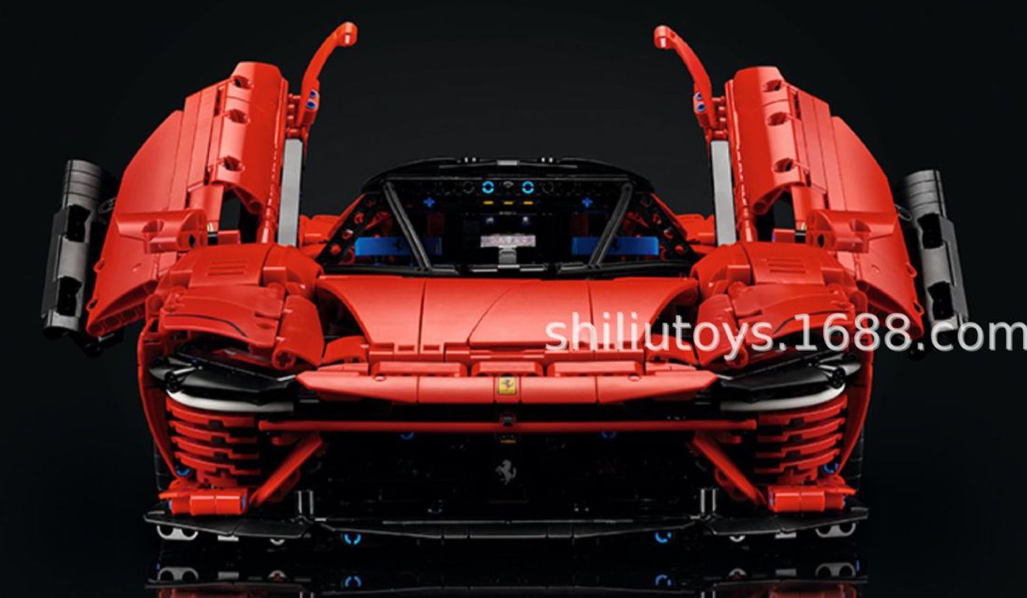 Mô hình xe ô tô lắp ghép Ferrari Daytona Sp3 race 3778 pcs tỉ lệ 1:5 LG016