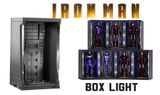  Box hộp đựng mô hình nhân vật Marvel Iron man người sắt có đèn tỉ lệ 1:10 21x14x10cm ZD Toys FG266 