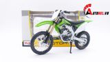  Mô hình xe cào cào Kawasaki KX450F green tỉ lệ 1:12 Maisto 1499 