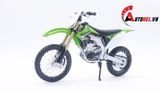  Mô hình xe cào cào Kawasaki KX450F green tỉ lệ 1:12 Maisto 1499 