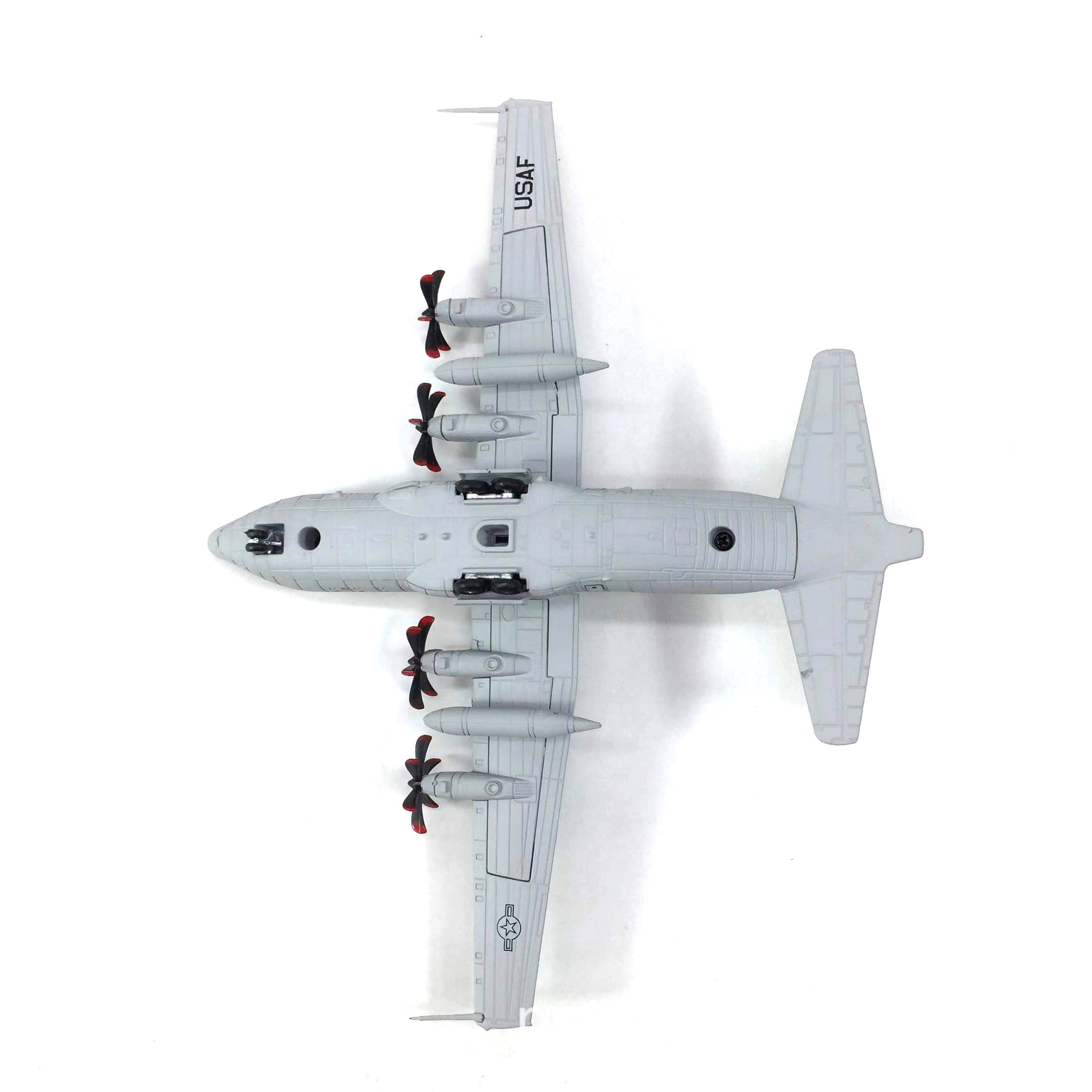Mô hình máy bay vận tải quân sự C-130 U.S.AIR FORCE USAF AMERICA USA tỉ lệ 1:200 Ns models MBQS022