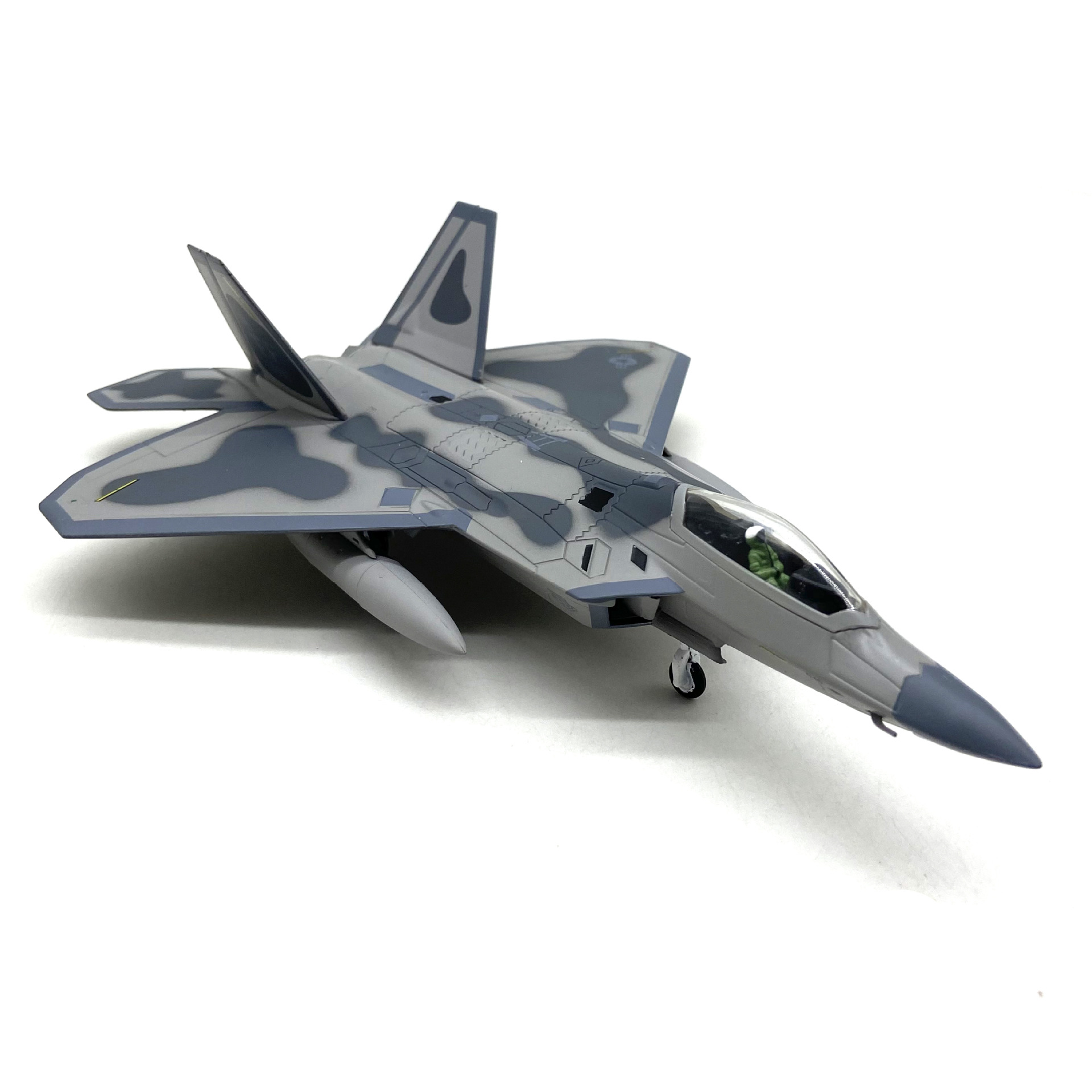  Mô hình máy bay chiến đấu USA F-22 Lockheed Martin Raptor tỉ lệ 1:100 Ns models MBQS012 