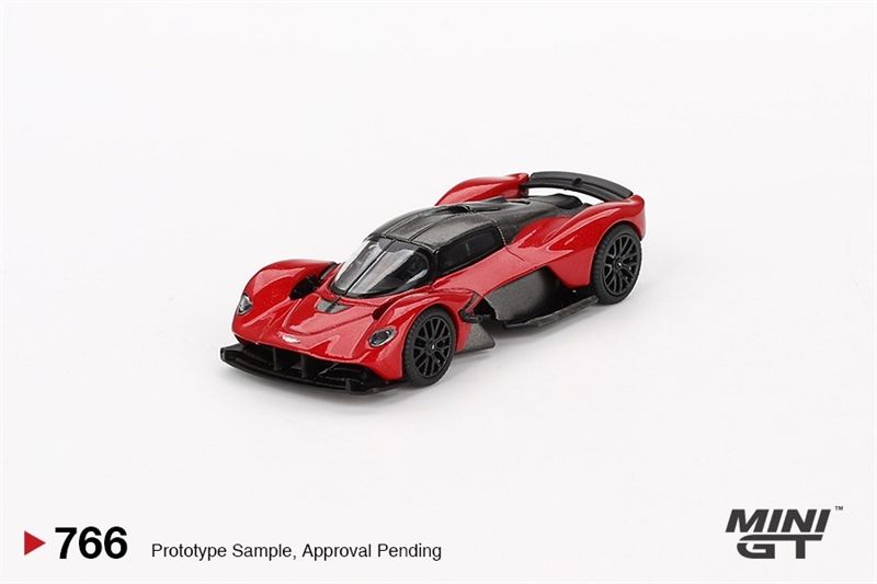 Mô hình xe ô tô Aston Martin Valkyrie Hyper Red tỉ lệ 1:64 MiniGT MGT00766-CH
