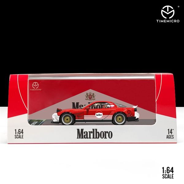 Mô hình xe Mazda RX-7 Marlboro tỉ lệ 1:64 Time Micro TM641110-2