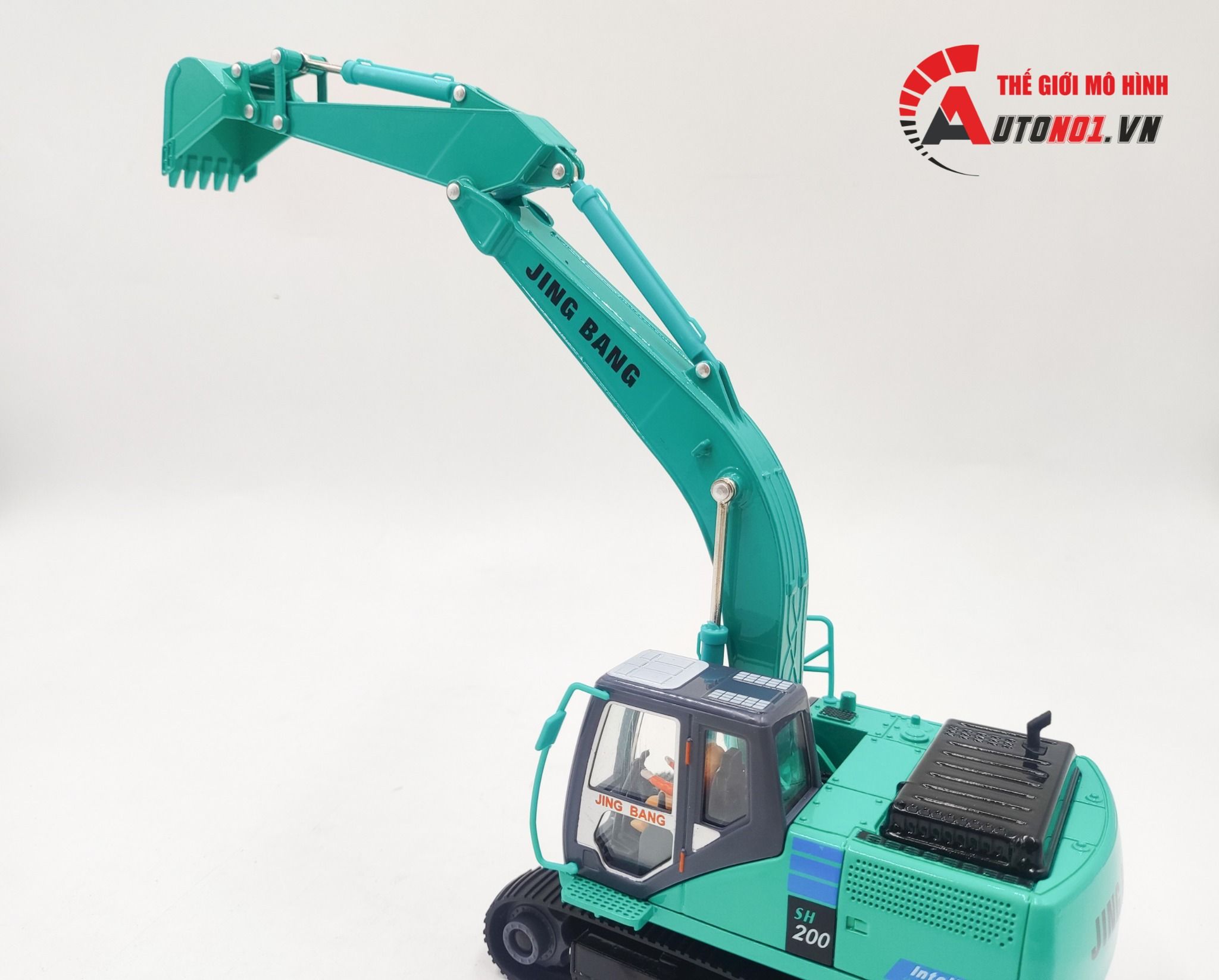 Mô hình xe xúc đất tỉ lệ 1:50 Jing Bang 8176