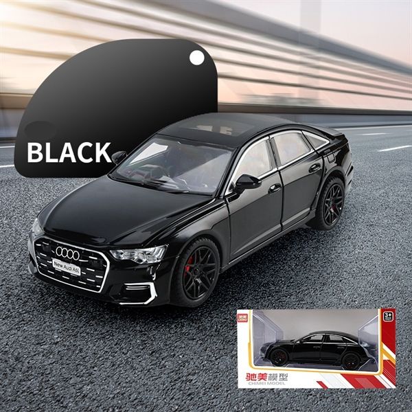 Mô hình xe Audi A6L full open có đèn có âm thanh đánh lái được tỉ lệ 1:24 Chimei Model OT389