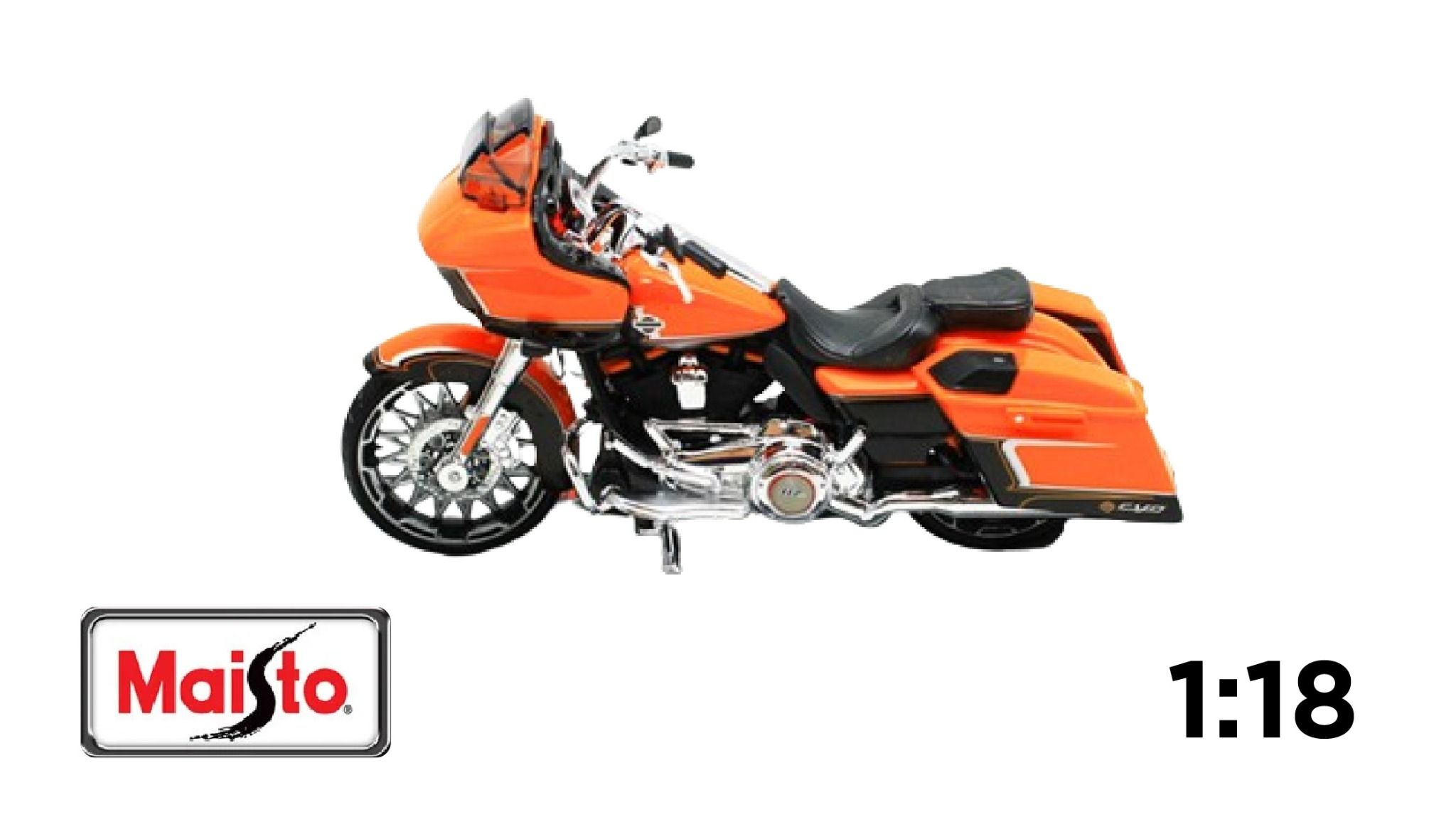 Mô hình Harley Davidson 2022 CVO Road Glide Orange 1:18 Maisto 39360 MT18005