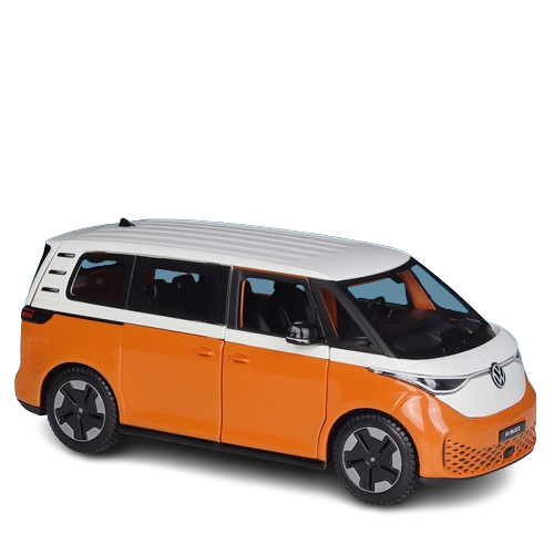 Mô hình xe ô tô điện ID. Buzz Volkswagen mở 2 cửa và cốp sau tỉ lệ 1:24 Maisto OT535