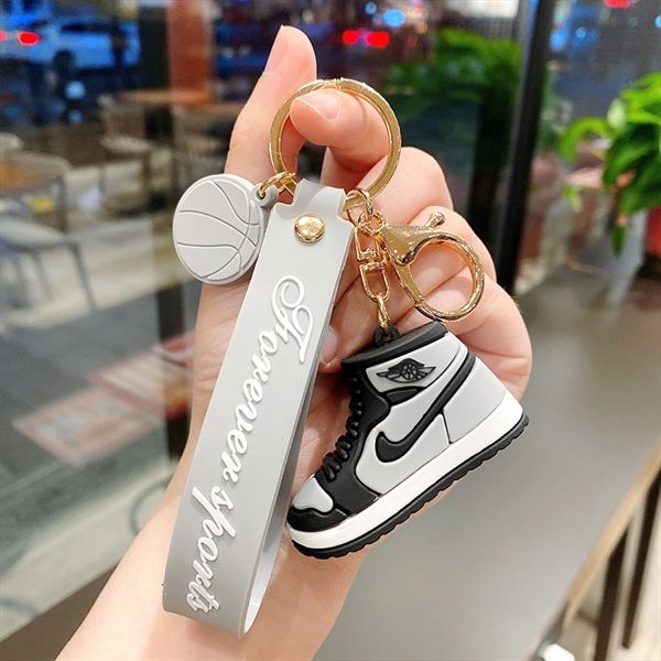 Móc khóa nhựa dẻo - silicon sneaker giầy Nike air jordan 1 MK018