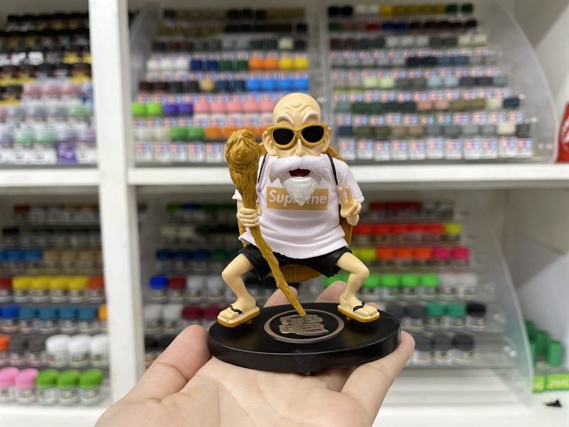 Mô Hình Nhân Vật DragonBall Quy Lão cầm gậy 17CM FG155