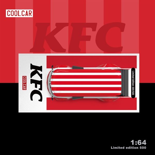 Mô hình xe Volkswagen T1 Type 2 KFC LHD Limited 500 pcs tỉ lệ 1:64 Cool Car CC642938