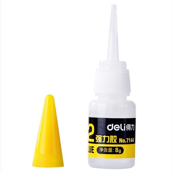 Dung dịch keo dán deli 502 siêu dính đa năng dán sắt, dán gỗ, dán thủy tinh, dán sứ PK315