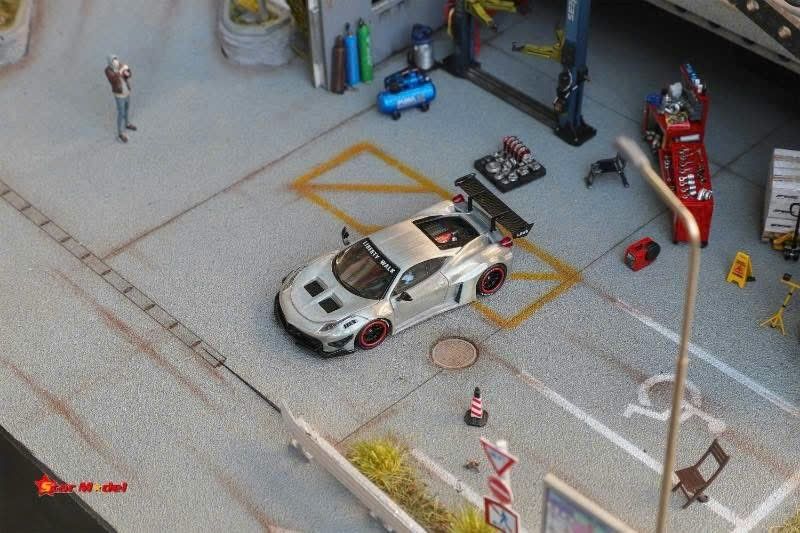 Mô hình xe Ferrari 458 GT LB-Silhouette Works Venish version 399pcs limited tỉ lệ 1:64 Star Model OT64319
