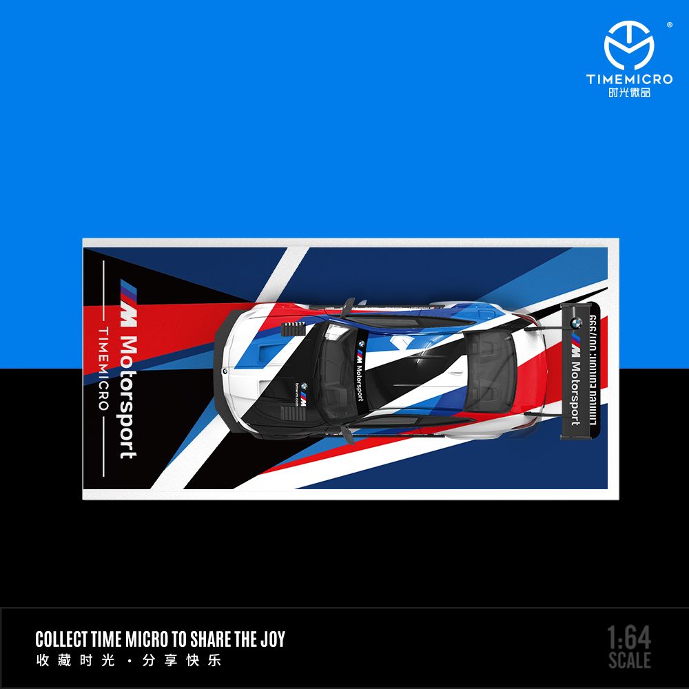 Mô hình xe BMW M4 Motorsport tỉ lệ 1:64 Time Micro TM646802