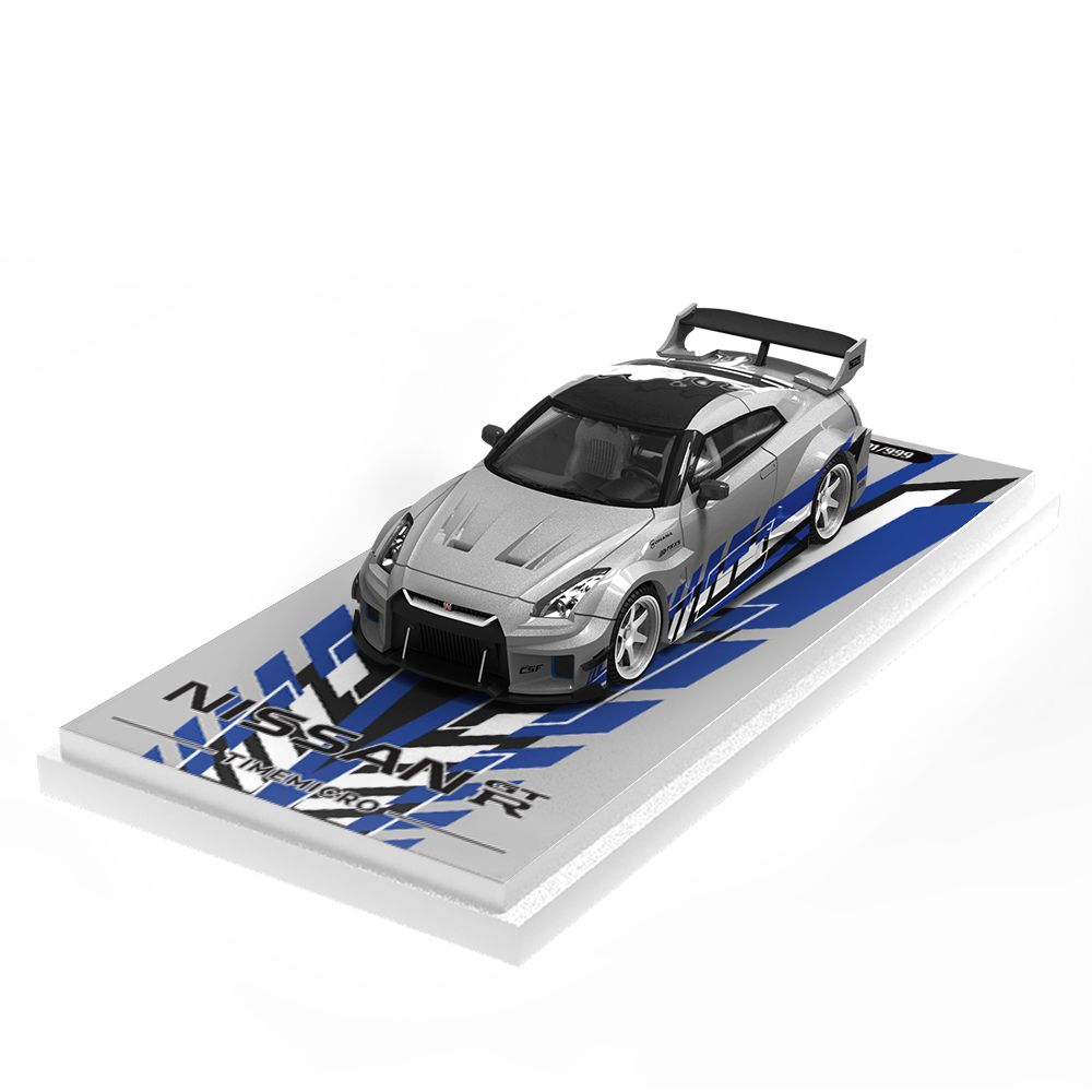 Mô hình xe ô tô Nissan GT-R R35 custom Fast & Furious tỉ lệ 1:64 Time mico TM641529