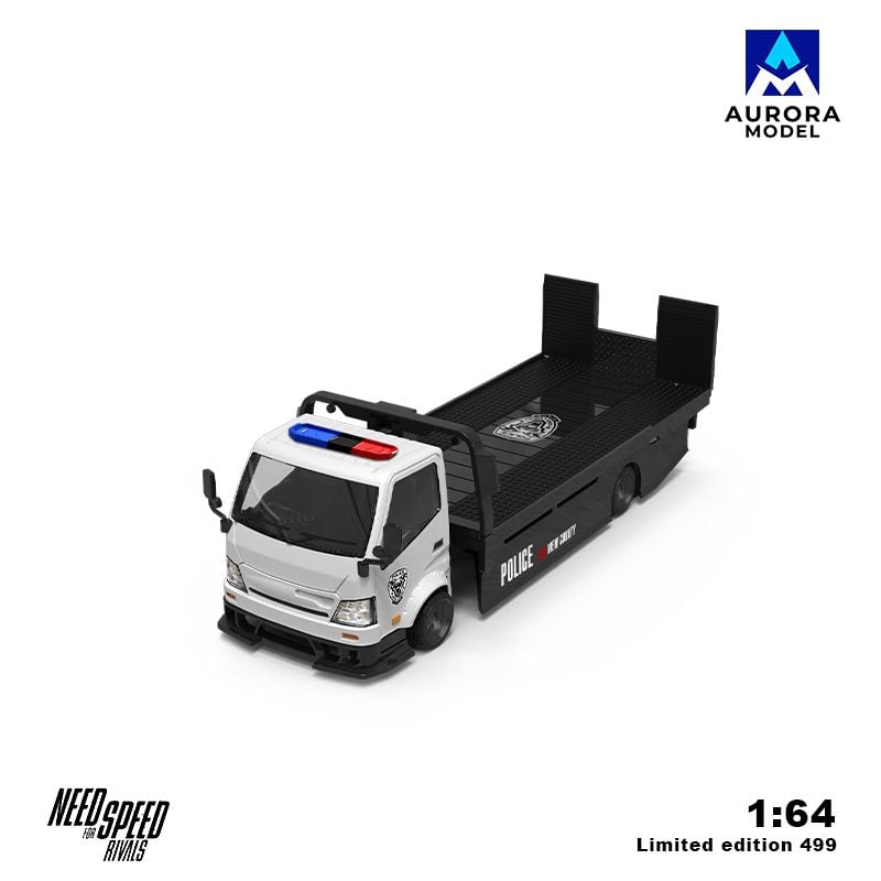 Mô hình xe H300&F40 Need for Speed Rival Police tỉ lệ 1:64 Aurora Model AM644507 + AM647208