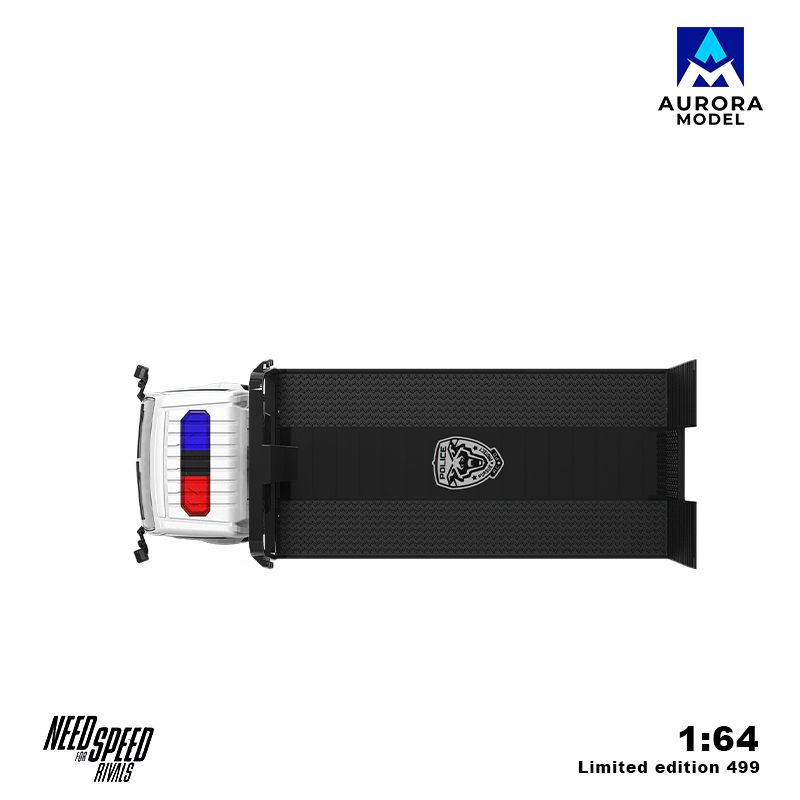 Mô hình xe H300&F40 Need for Speed Rival Police tỉ lệ 1:64 Aurora Model AM644507 + AM647208