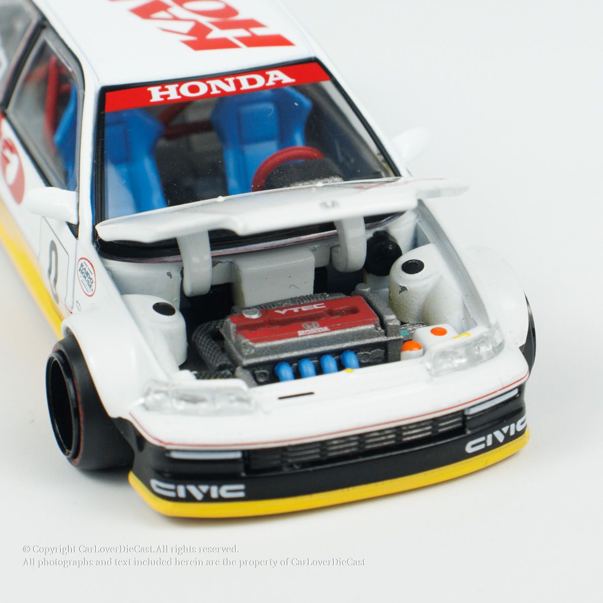 Mô hình xe Honda Civic (EF) Kanjo V1 tỉ lệ 1:64 Kaido House KHMG139