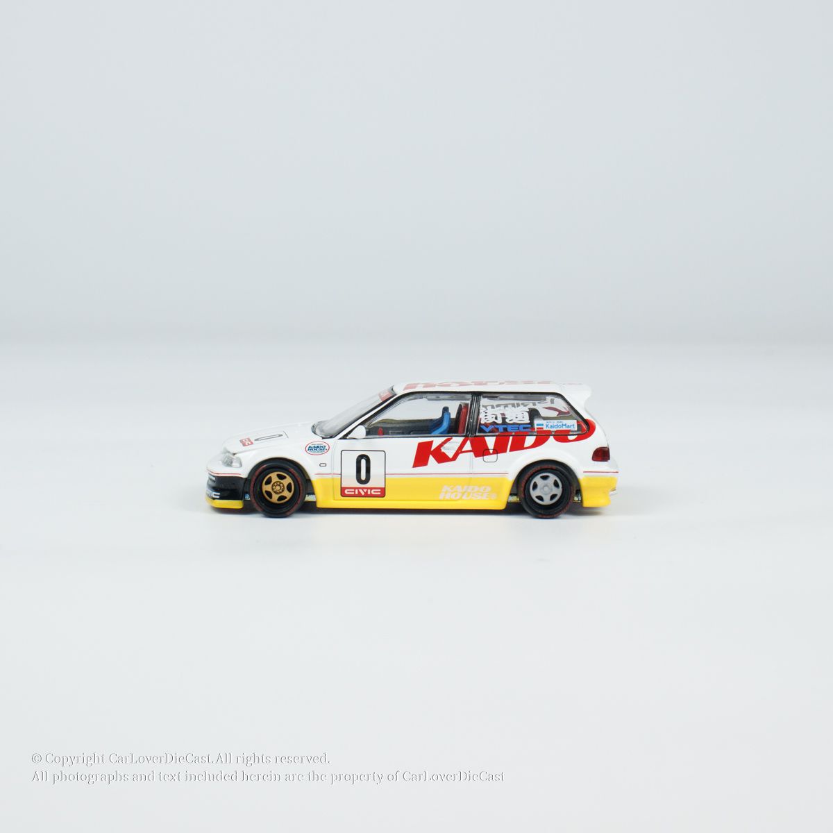 Mô hình xe Honda Civic (EF) Kanjo V1 tỉ lệ 1:64 Kaido House KHMG139