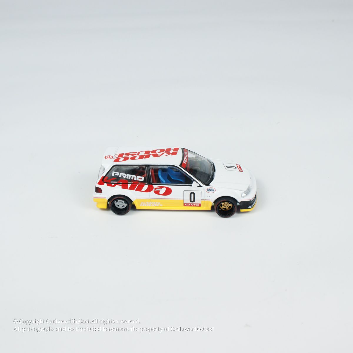 Mô hình xe Honda Civic (EF) Kanjo V1 tỉ lệ 1:64 Kaido House KHMG139