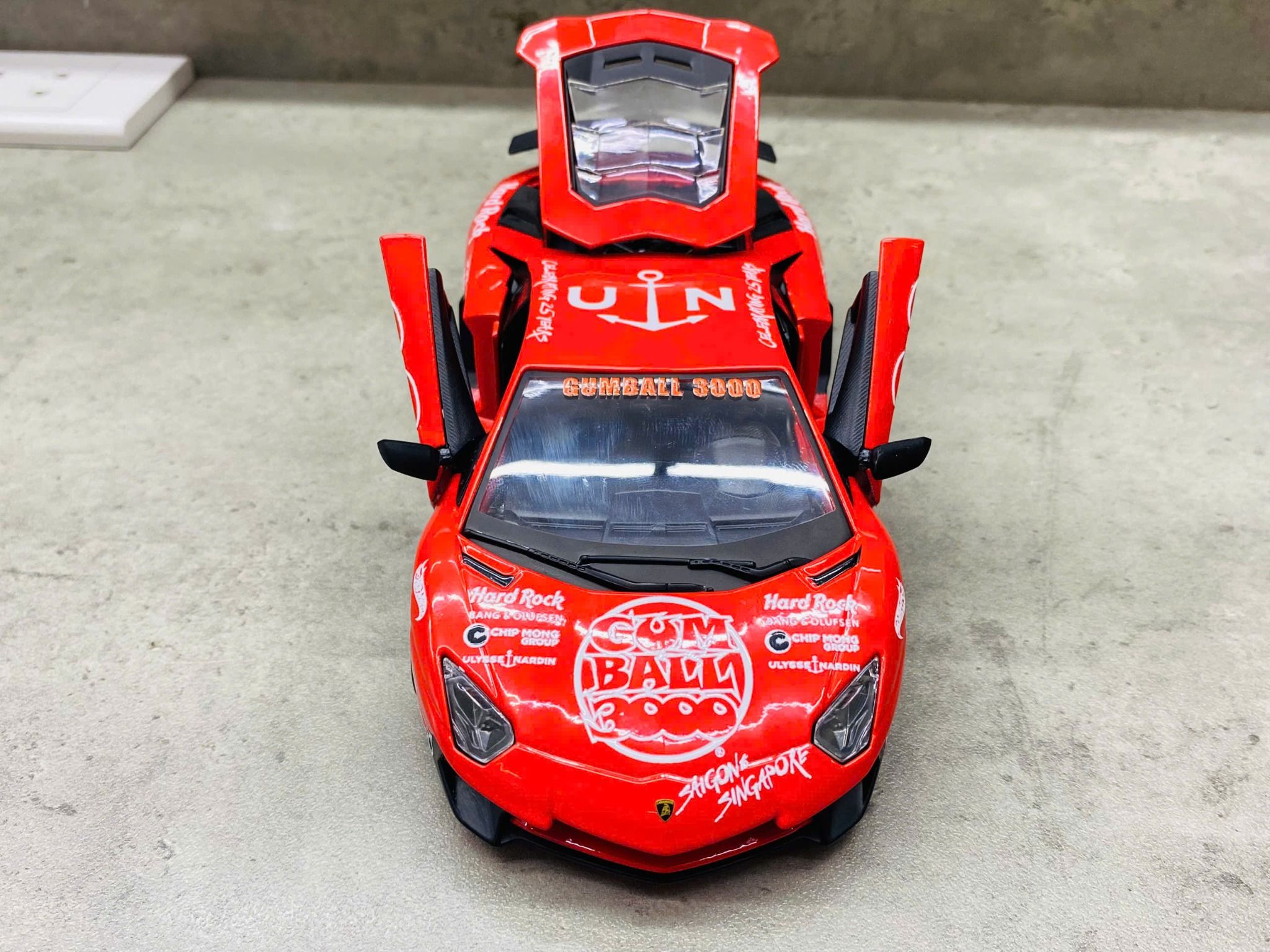 Mô hình xe custom Lamborghini Aventador Lp 750-4 Sv Plus 1:24 Bburago DO24006
