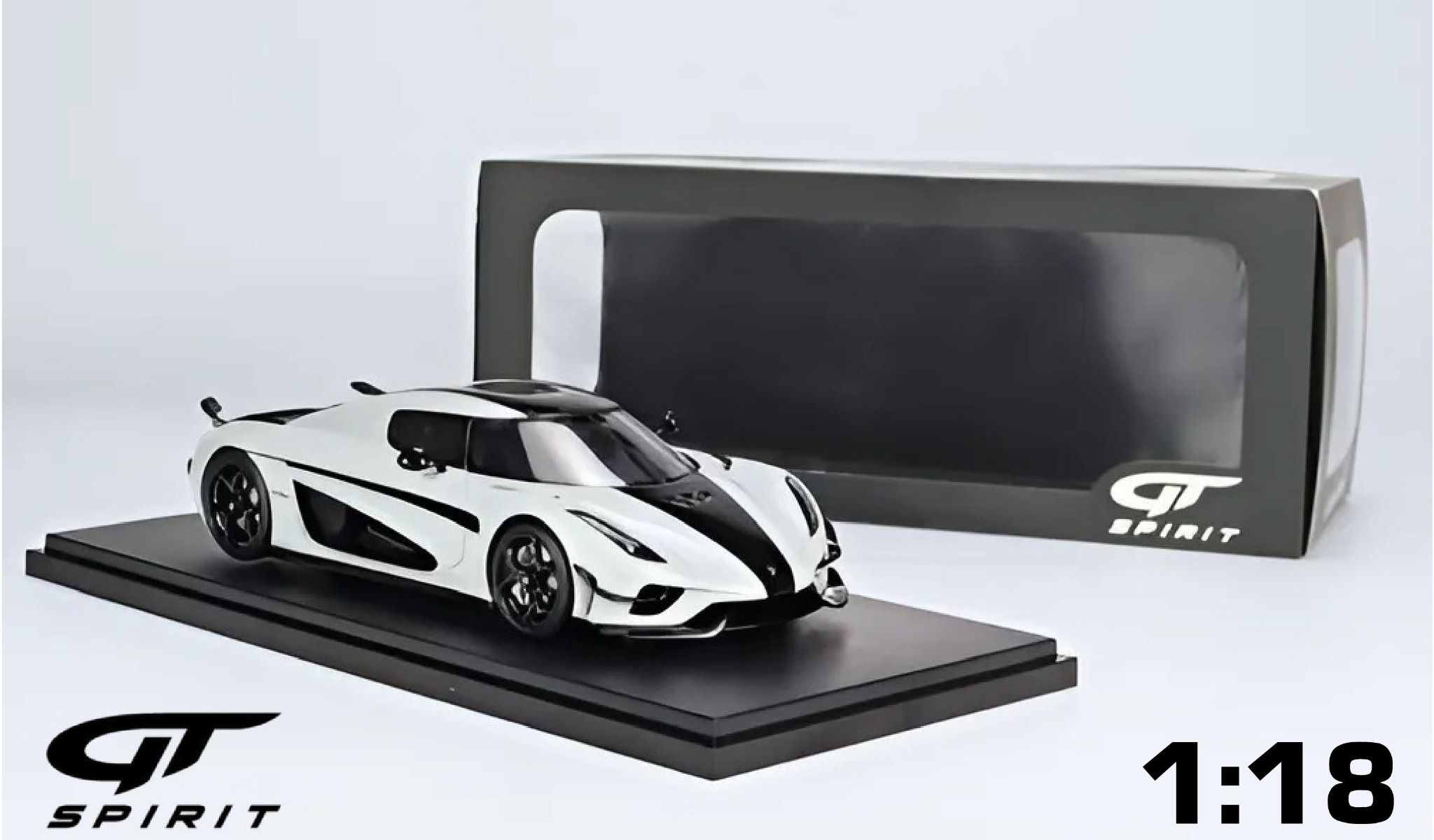 Mô hình xe Koenigsegg REGERA Black Line tỉ lệ 1:18 GT Spirit CLDC026