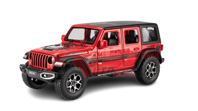 Mô hình xe Jeep Wrangler Rubicon 4x4 Tỉ Lệ 1:24 Alloy Model OT491