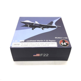  Mô hình máy bay chiến đấu USA F-22 Lockheed Martin Raptor tỉ lệ 1:100 Ns models MBQS012 