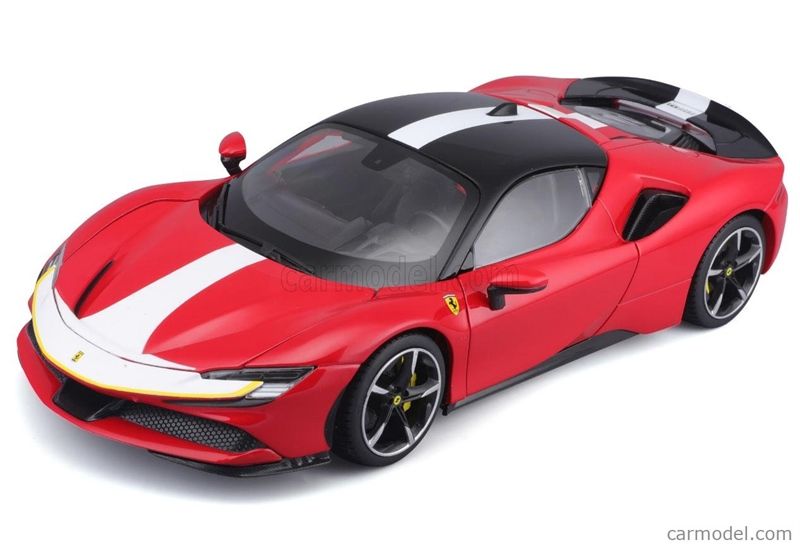 Mô hình xe Ferrari Sf90 Stradale Assetto Fiorano 1:18 Bburago 8129