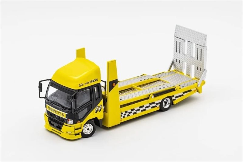 Mô hình xe Mitsubishi Fuso Fighter (1024) 2017 Double Deck Tow Trucks tỉ lệ 1:64 GCD OT64408