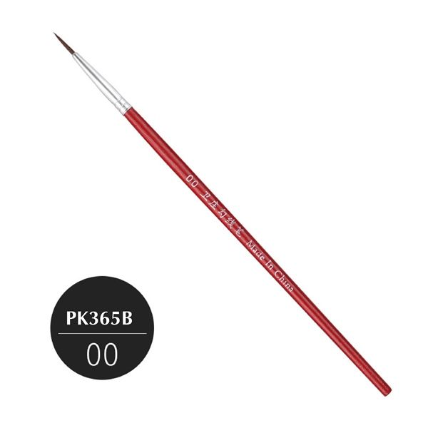 Cọ đầu nhọn vẽ line, chuyên dụng vẽ màu nước, sơn mô hình,gốc Enamel, Acrylic, custom RED