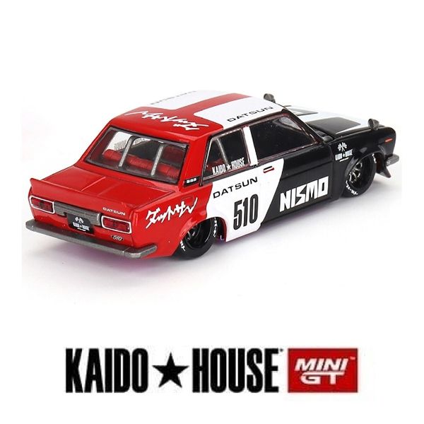 Mô hình xe Nissan Datsun Street 510 Racing V1 Nismo tỉ lệ 1:64 Kaido House KHMG102