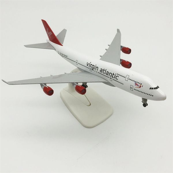 Mô hình máy bay Canada Virgin Atlantic Airways Boeing B747 20cm MB20072