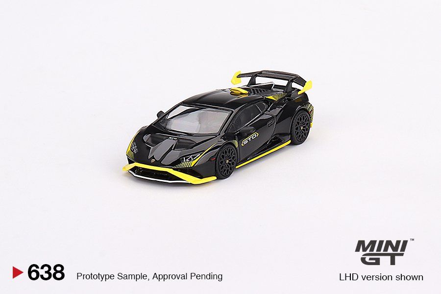  Mô hình xe Lamborghini Huracán STO Nero Noctis tỉ lệ 1:64 MiniGT MGT00638-CH 