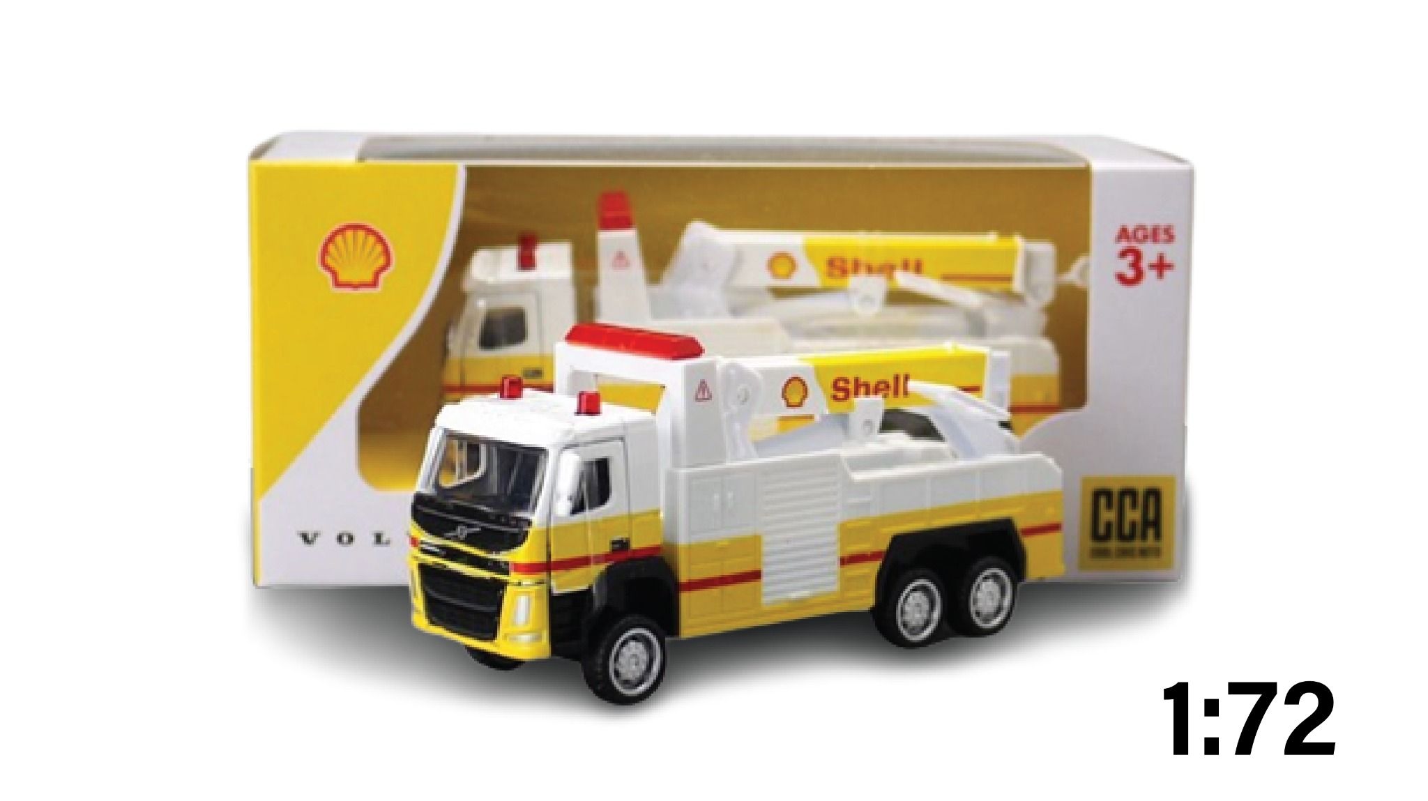  Mô hình xe cẩu cứu hộ Shell Volvo tỉ lệ 1:72 CCA 8188 