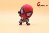  Mô hình nhân vật Spiderman Đầu Bự Black Purple 8cm 6215 