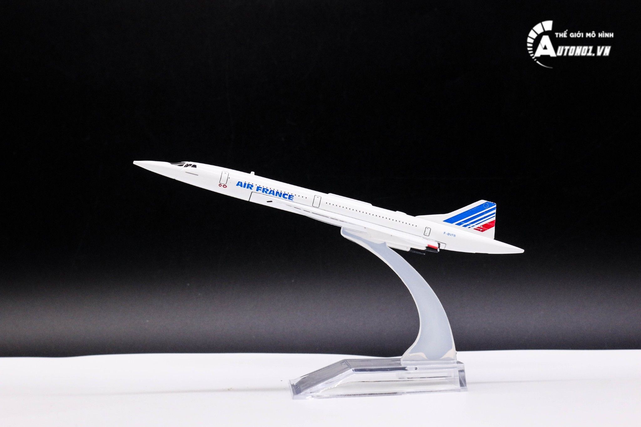 Mô hình máy bay phản lực Concorde Air France 16cm MB16162