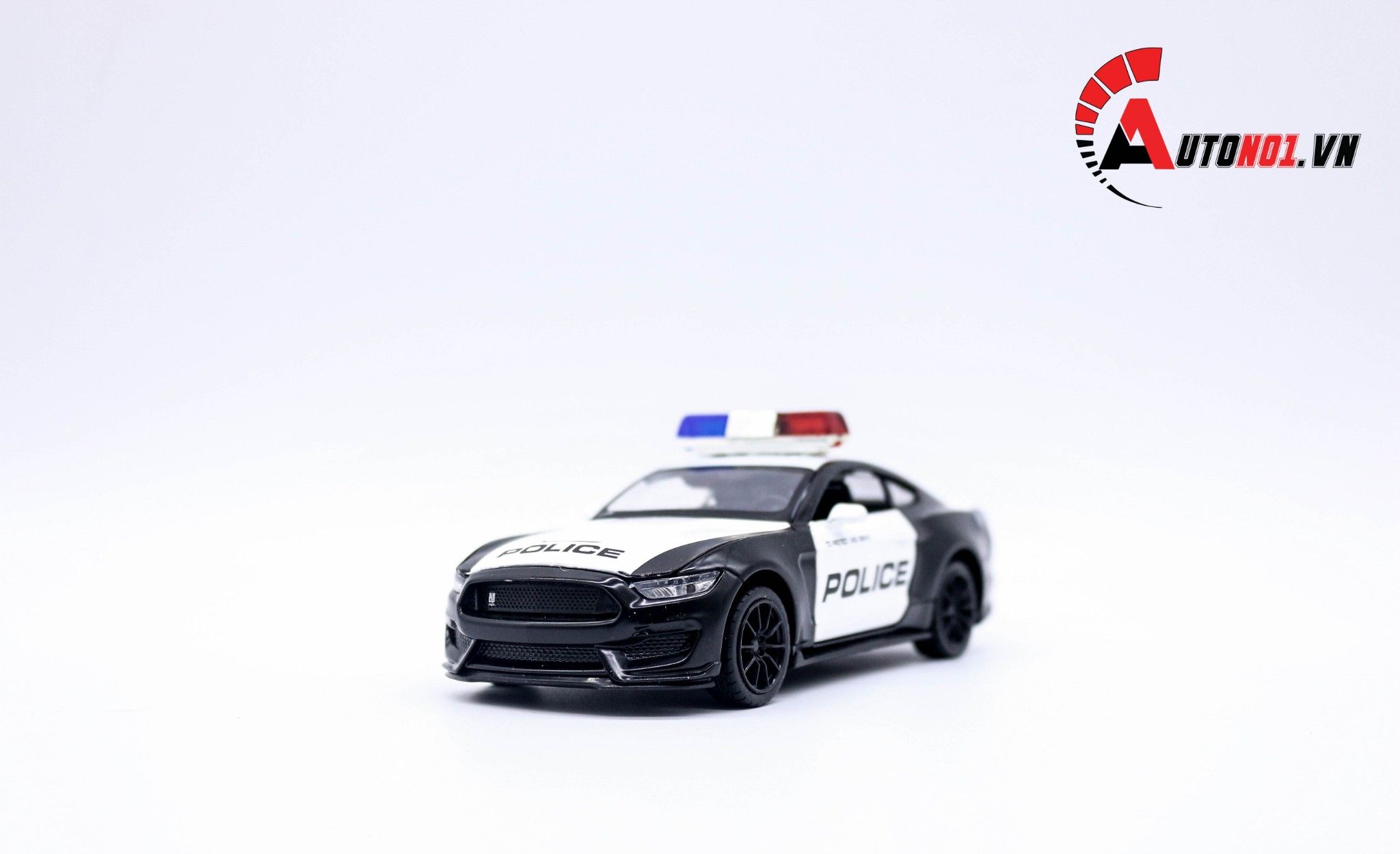 Mô hình xe Ford Mustang Shelby cobra police 911 tỉ lệ 1:32 Caipo 88397 OT275