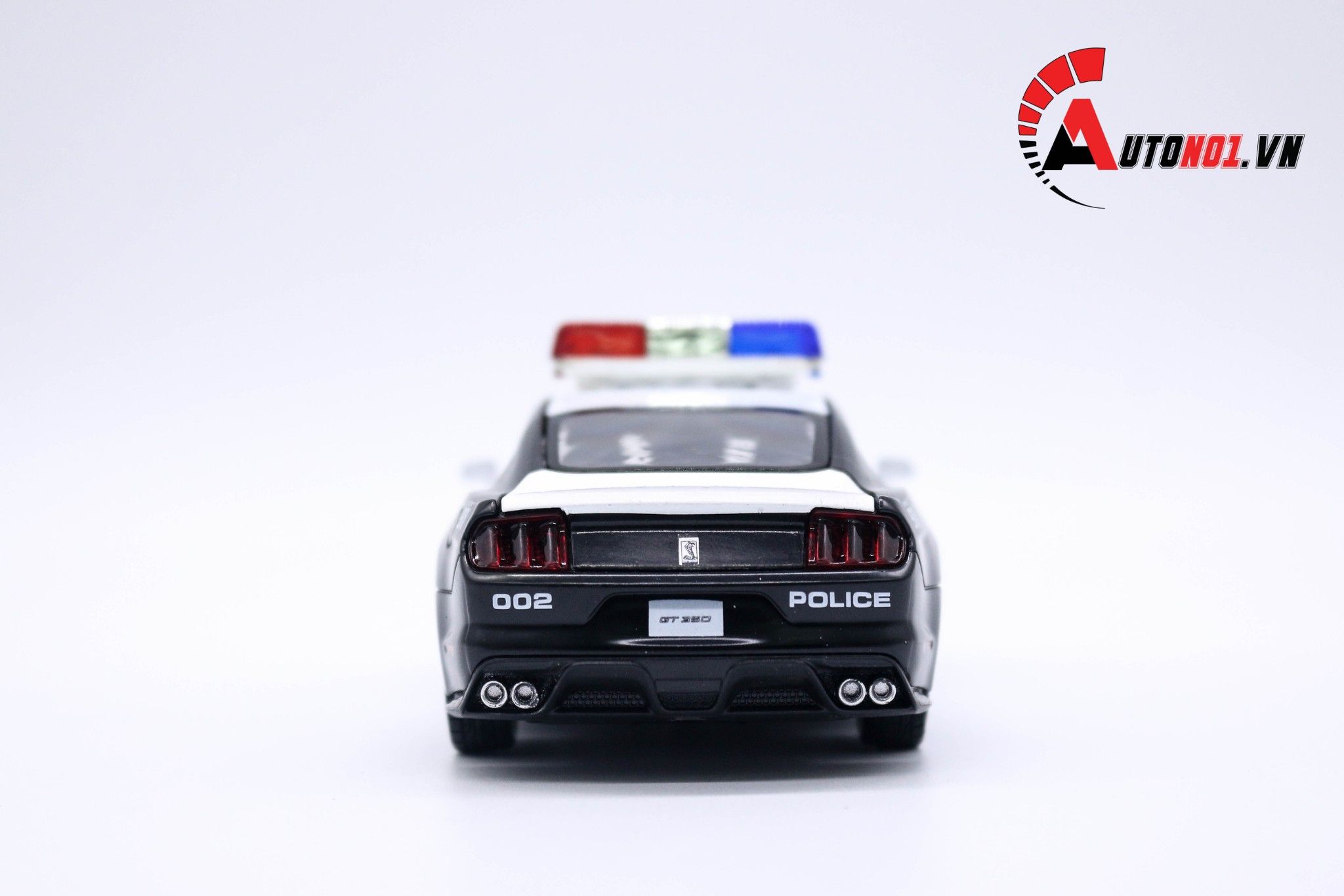 Mô hình xe Ford Mustang Shelby cobra police 911 tỉ lệ 1:32 Caipo 88397 OT275