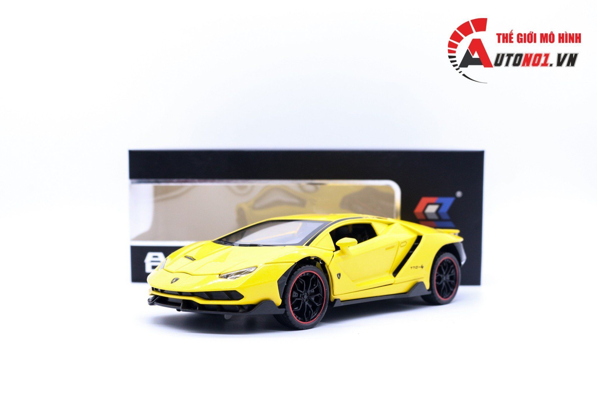 Mô hình xe Lamborghini Centenario Lp770-4 full open 1:24 Chezhi OT571