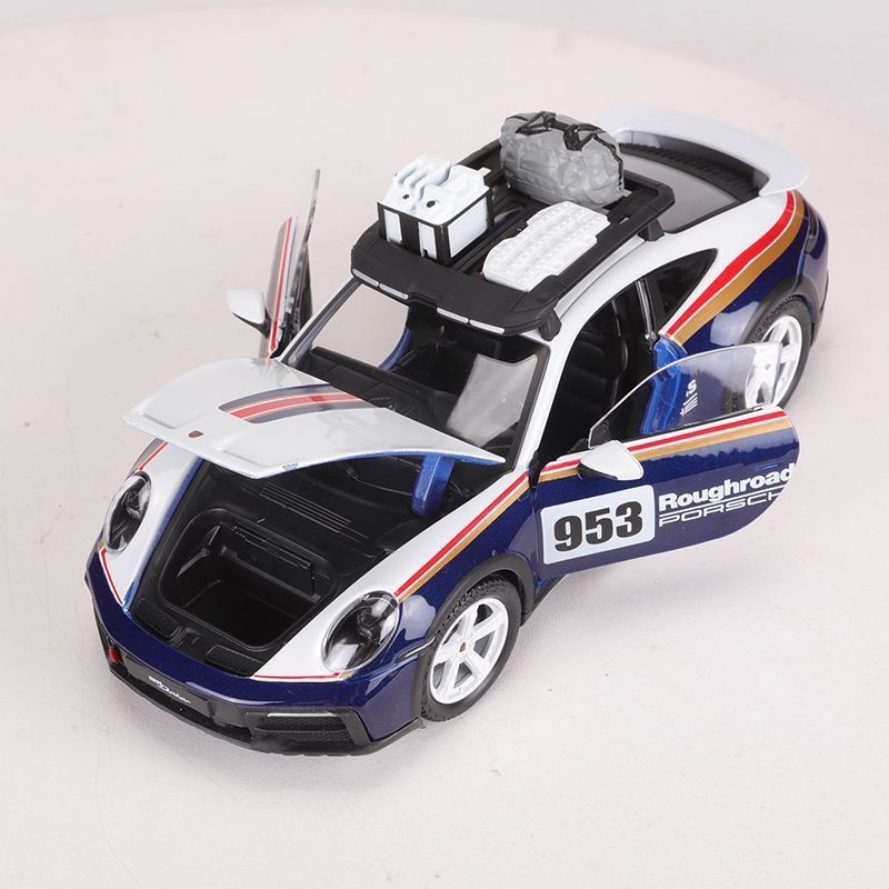 Mô hình xe Porsche 911 Dakar full open có phụ kiện tỉ lệ 1:24 Bburago 18-28029 OT417
